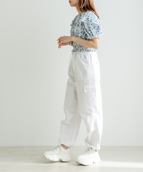 OLIVE des OLIVE（オリーブデオリーブ）の「衿取り外しマルチWAYブラウス（シャツ/ブラウス・レディース・ブラック/ブルー/オフホワイト/サックスブルー・FREE）」の17枚目の写真