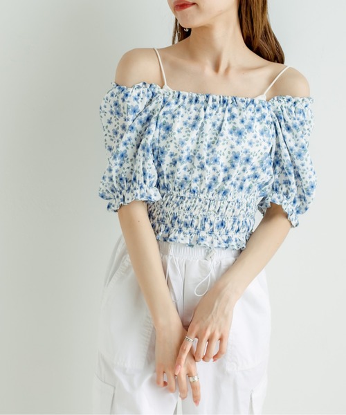 OLIVE des OLIVE（オリーブデオリーブ）の「衿取り外しマルチWAYブラウス（シャツ/ブラウス・レディース・ブラック/ブルー/オフホワイト/サックスブルー・FREE）」の18枚目の写真