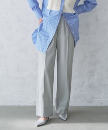 audrey and john wad | リネンライクセンターシームハイウエストパンツ(その他パンツ)