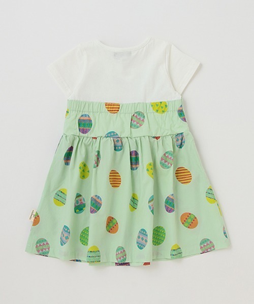 kladskap（クレードスコープ）の「【コロボックル】イースター半袖ワンピース（ワンピース・キッズ・ライトピンク/ミント・110cm/120cm/100cm/90cm/80ｃｍ）」の6枚目の写真