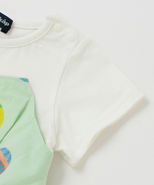 kladskap（クレードスコープ）の「【コロボックル】イースター半袖ワンピース（ワンピース・キッズ・ライトピンク/ミント・110cm/120cm/100cm/90cm/80ｃｍ）」の8枚目の写真