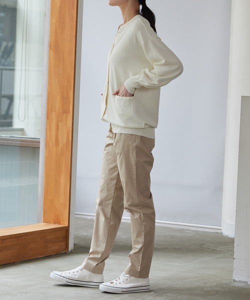 for/c(フォーシー)の「ストレッチストレスフリーパンツ【オーガニックコットン】(その他パンツ・レディース・グリーン/グレー/ホワイト/ベージュ/ブラック・LL/S/M/L)」の11枚目の写真