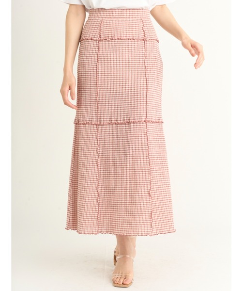 SNIDEL（スナイデル）の「メローカットスカート（スカート・レディース・ブラック/ピンク/グリーン・0/1）」の10枚目の写真