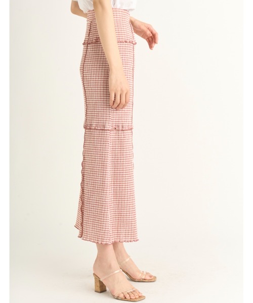 SNIDEL（スナイデル）の「メローカットスカート（スカート・レディース・ブラック/ピンク/グリーン・0/1）」の11枚目の写真