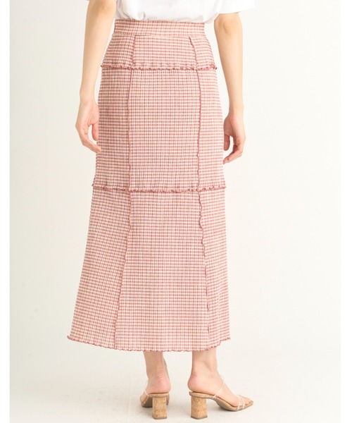 SNIDEL（スナイデル）の「メローカットスカート（スカート・レディース・ブラック/ピンク/グリーン・0/1）」の12枚目の写真