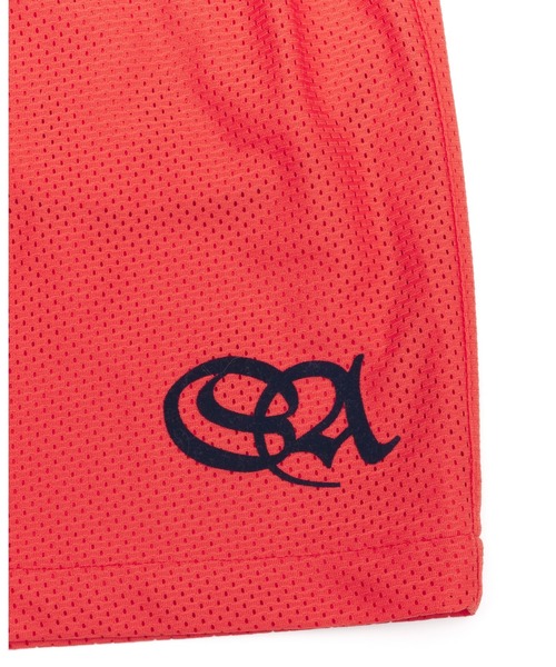 ★SCULPTOR★ Symbol Logo Mesh Shorts Poppy SC23S440NMRD SCULPTOR（スカルプター）の「Symbol Logo Mesh Shorts/シンボル