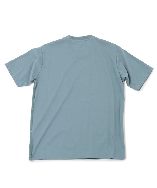MEN'S BIGI（メンズビギ）の「ニットコンビハーフスリーブカットソー（Tシャツ/カットソー・メンズ・サックスブルー/ネイビー/ホワイト/グリーン・01/02/03）」の20枚目の写真