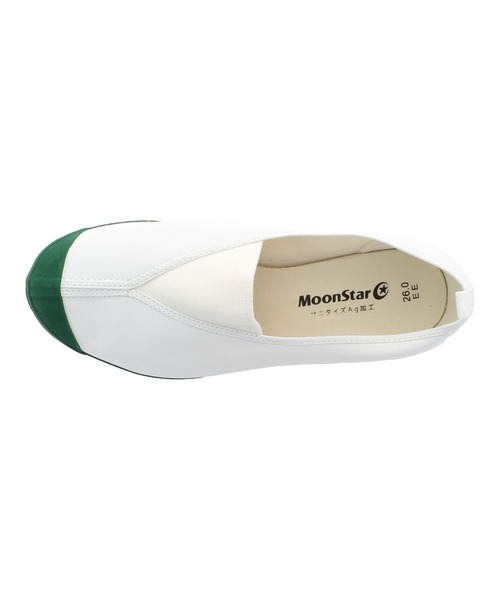MoonStar(ムーンスター)の「【MoonStar/ムーンスター】ハイスクール4型S 上履き(スリッポン・キッズ・グリーン/ブルー/ホワイト/レッド・28.0cm/29.0cm/30.0cm/14.0cm/15.0cm/16.0cm/17.0cm/18.0cm/19.0cm/20.0cm/21.0cm/21.5cm/22.0cm/22.5cm/23.0cm/23.5cm/24.0cm/24.5cm/25.0cm/25.5cm/26.0cm/26.5cm/27.0cm/27.5cm)」の14枚目の写真