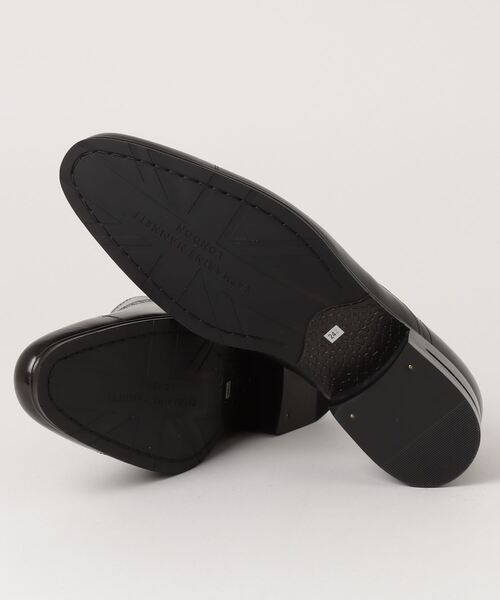 KATHARINE HAMNETT LONDON (キャサリンハムネットロンドン)の「KATHARINE HAMNETT LONDON/キャサリンハムネットロンドン<抗菌・消臭>内羽根ストレートチップドレスシューズ(ドレスシューズ・メンズ・ブラック/ブラウン・25/26.5/25.5/26/27/24.5)」の4枚目の写真