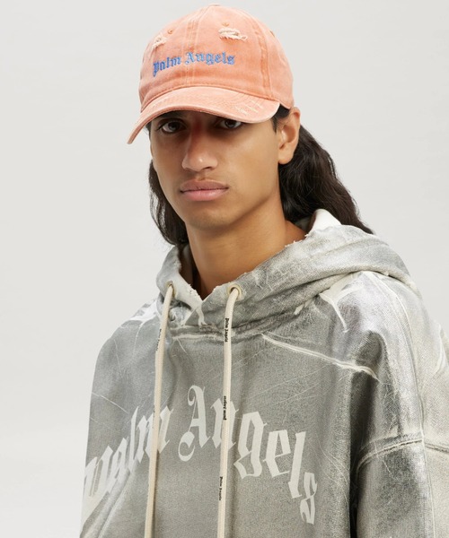 新品 PALM ANGELS パームエンジェルス ロゴキャップ PINK ピンク系 Palm Angels(パームエンジェルス) 帽子(メンズ) - 海外