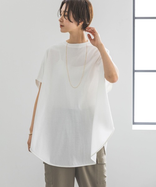 LEPSIM（レプシィム）の「裾ラウンドチュニック　192597（Tシャツ/カットソー・レディース・オレンジ/モスグリーン/オフホワイト/チャコールグレー・FREE）」の11枚目の写真