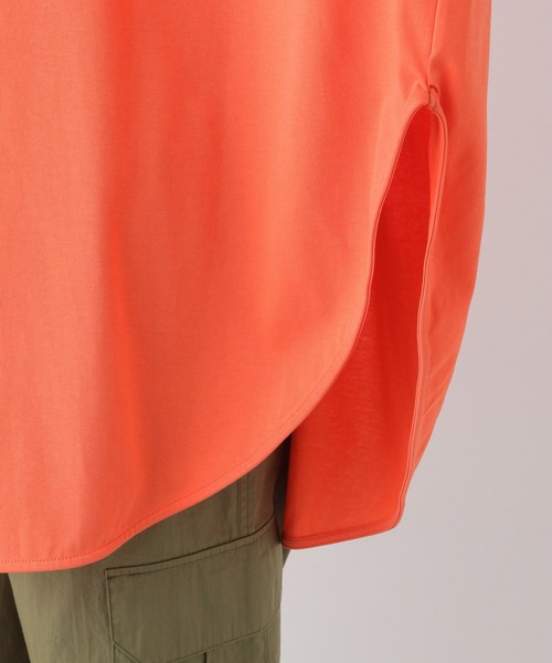 LEPSIM（レプシィム）の「裾ラウンドチュニック　192597（Tシャツ/カットソー・レディース・オレンジ/モスグリーン/オフホワイト/チャコールグレー・FREE）」の10枚目の写真