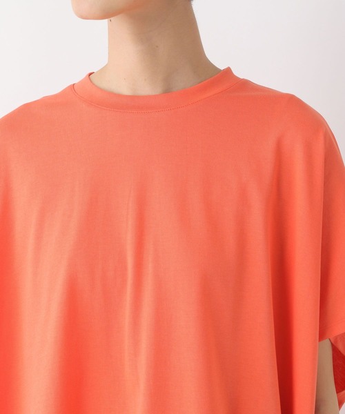 LEPSIM（レプシィム）の「裾ラウンドチュニック　192597（Tシャツ/カットソー・レディース・オレンジ/モスグリーン/オフホワイト/チャコールグレー・FREE）」の7枚目の写真