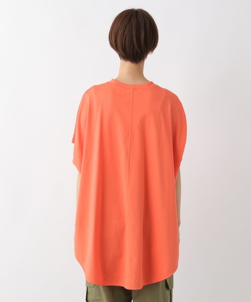 LEPSIM（レプシィム）の「裾ラウンドチュニック　192597（Tシャツ/カットソー・レディース・オレンジ/モスグリーン/オフホワイト/チャコールグレー・FREE）」の15枚目の写真