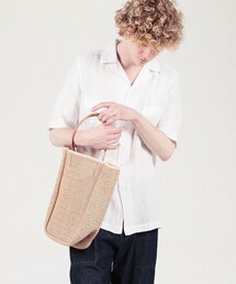 【amiacalva /アミアカルヴァ】 Grassy tote(L) セール】 AMIACALVA Grassy Tote L バッグ （トートバッグ