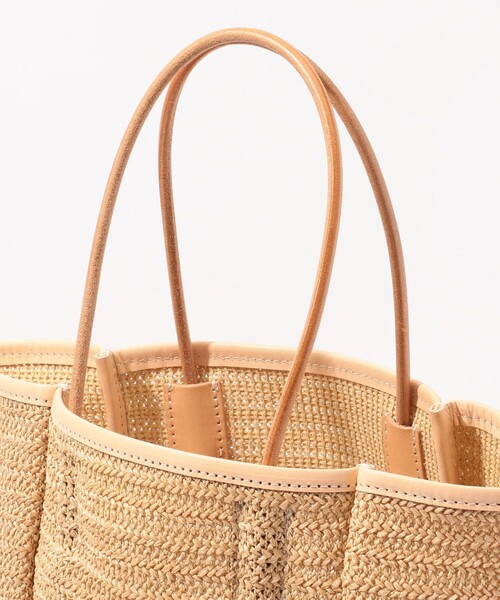 amiacalva(アミアカルヴァ)の「AMIACALVA Grassy Tote M バッグ(トートバッグ・メンズ・ベージュ/ブラック・FREE)」の5枚目の写真