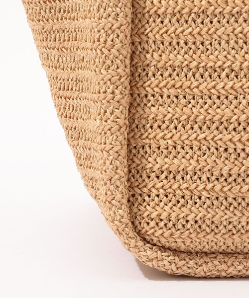 amiacalva(アミアカルヴァ)の「AMIACALVA Grassy Tote M バッグ(トートバッグ・メンズ・ベージュ/ブラック・FREE)」の11枚目の写真