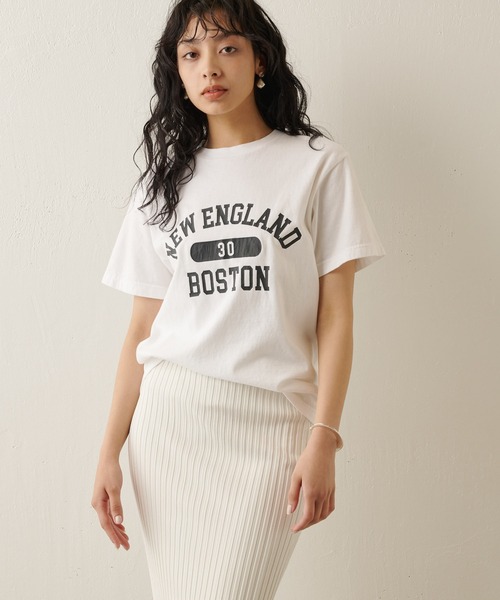 Whim Gazette（ウィムガゼット）の「ブロークンプリントTシャツ