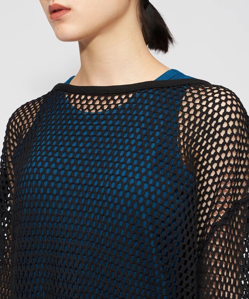 FOREVER 21(フォーエバー トゥエンティーワン)の「2WAYメッシュプルオーバー(カーディガン/ボレロ・レディース・ブラック/オフホワイト/カーキ・FREE)」の12枚目の写真