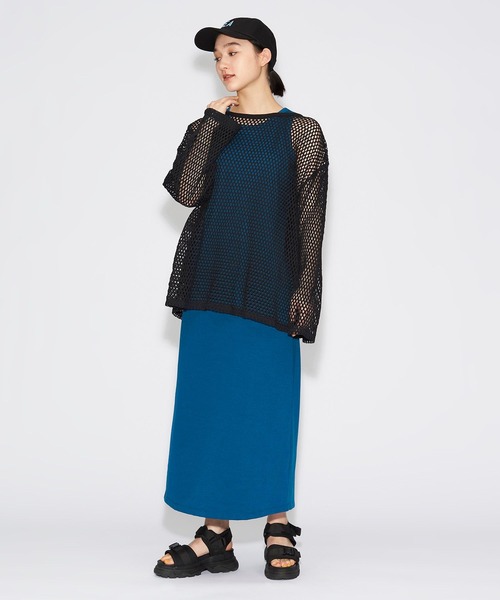 FOREVER 21(フォーエバー トゥエンティーワン)の「2WAYメッシュプルオーバー(カーディガン/ボレロ・レディース・ブラック/オフホワイト/カーキ・FREE)」の6枚目の写真