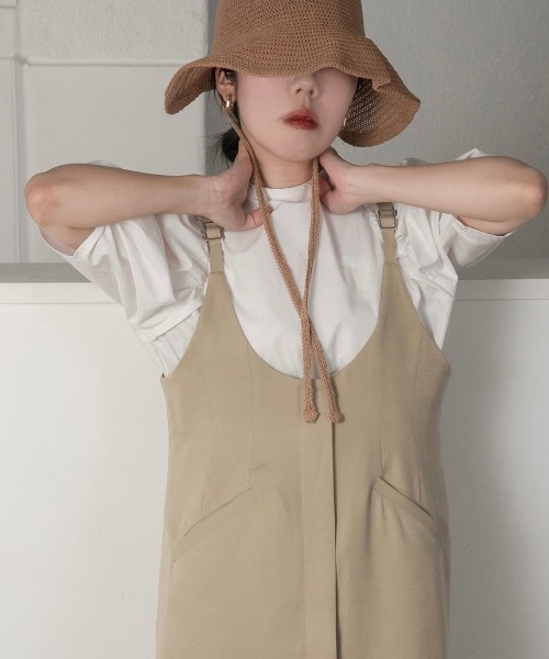 lawgy（ラウジー）の「design shoulder blouse（シャツ/ブラウス・レディース・ホワイト/ブルー・FREE）」の10枚目の写真