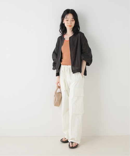 Simplicite(サンプリシテ)の「《追加》ギャザーシアージャケット(その他アウター・レディース・ブラック/カーキ/ブラウン・FREE)」の15枚目の写真