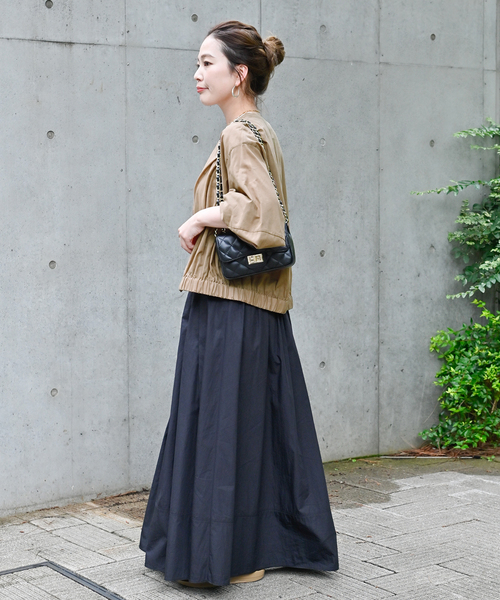 Simplicite(サンプリシテ)の「《追加》ギャザーシアージャケット(その他アウター・レディース・ブラック/カーキ/ブラウン・FREE)」の19枚目の写真