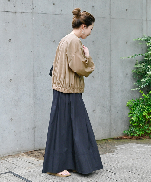 Simplicite(サンプリシテ)の「《追加》ギャザーシアージャケット(その他アウター・レディース・ブラック/カーキ/ブラウン・FREE)」の20枚目の写真