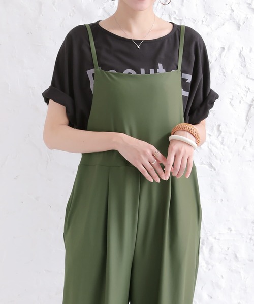 osharewalker（オシャレウォーカー）の「【廃盤】『ジョガーサロペット』（ラッシュガード・レディース・カーキ/ブラック・1/2）」の12枚目の写真