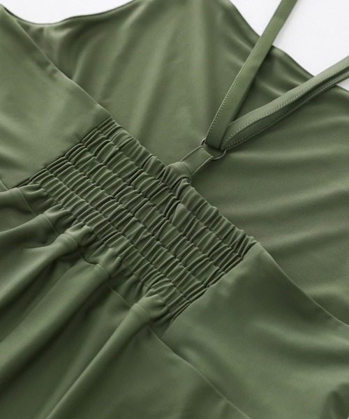 osharewalker（オシャレウォーカー）の「【廃盤】『ジョガーサロペット』（ラッシュガード・レディース・カーキ/ブラック・1/2）」の17枚目の写真