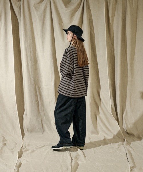 セール】CREW NECK MULTI BORDER TEE / クルーネックマルチ
