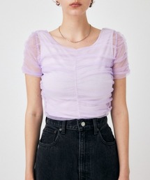 MOUSSY | CUT TULLE トップス(Tシャツ/カットソー)
