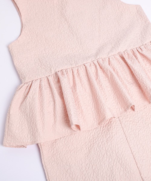 AMELY(エミリー)の「ジャガードノースリーブワンピース(ワンピース・レディース・ピンク/ライトグレー/ホワイト/イエロー/ブラック・フリー)」の20枚目の写真