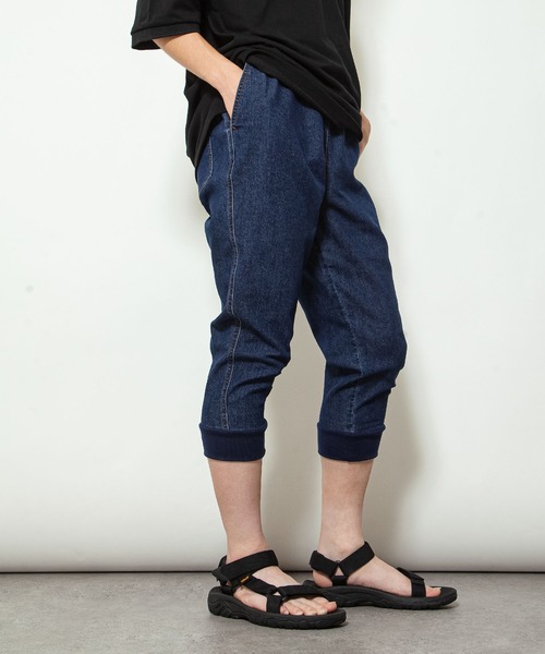 ZIP FIVE（ジップファイブ）の「【ZIP FIVE】クロップド  / アンクル 2way イージー ジョガーパンツ（その他パンツ・メンズ・アイボリー/サックスブルー/ブラック/ネイビー/グレー/ブルー/ベージュ/オリーブ・SMALL/MEDIUM/X-LARGE/LARGE）」の6枚目の写真