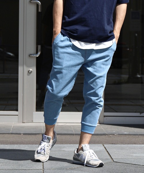 ZIP FIVE（ジップファイブ）の「【ZIP FIVE】クロップド  / アンクル 2way イージー ジョガーパンツ（その他パンツ・メンズ・アイボリー/サックスブルー/ブラック/ネイビー/グレー/ブルー/ベージュ/オリーブ・SMALL/MEDIUM/X-LARGE/LARGE）」の7枚目の写真