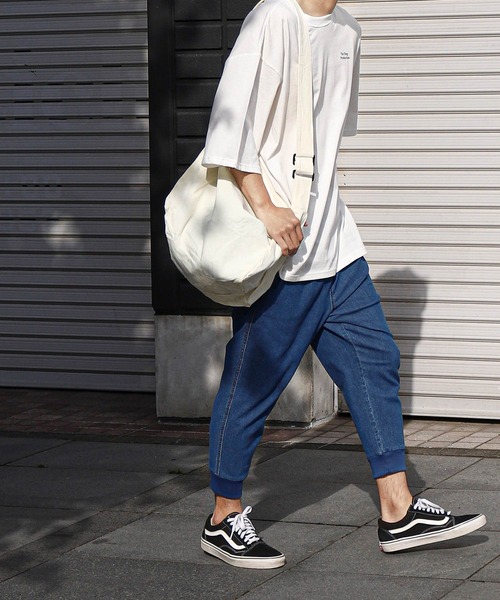 ZIP FIVE（ジップファイブ）の「【ZIP FIVE】クロップド  / アンクル 2way イージー ジョガーパンツ（その他パンツ・メンズ・アイボリー/サックスブルー/ブラック/ネイビー/グレー/ブルー/ベージュ/オリーブ・SMALL/MEDIUM/X-LARGE/LARGE）」の8枚目の写真