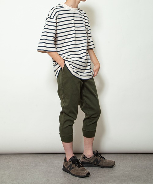 ZIP FIVE（ジップファイブ）の「【ZIP FIVE】クロップド  / アンクル 2way イージー ジョガーパンツ（その他パンツ・メンズ・アイボリー/サックスブルー/ブラック/ネイビー/グレー/ブルー/ベージュ/オリーブ・SMALL/MEDIUM/X-LARGE/LARGE）」の11枚目の写真