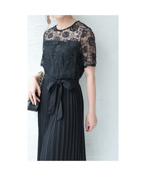 Sawa a la mode(サワアラモード)の「オケージョンワンピース(ワンピース・レディース・グリーン/ブラック/レッド/ブルー/イエロー・FREE)」の8枚目の写真