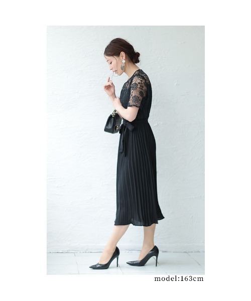 Sawa a la mode(サワアラモード)の「オケージョンワンピース(ワンピース・レディース・グリーン/ブラック/レッド/ブルー/イエロー・FREE)」の11枚目の写真