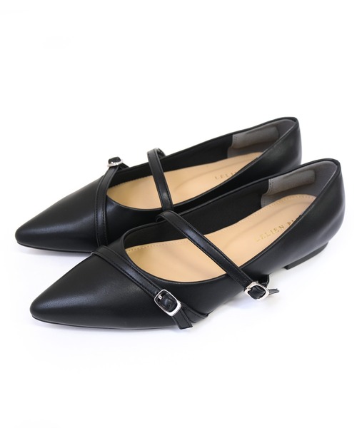 AmiAmi（アミアミ）の「メリージェーンポインテッドトゥパンプス（パンプス・レディース・ブロンズ/ブラック/グレイッシュベージュ/アイボリー・35/37/36/38/39）」の17枚目の写真