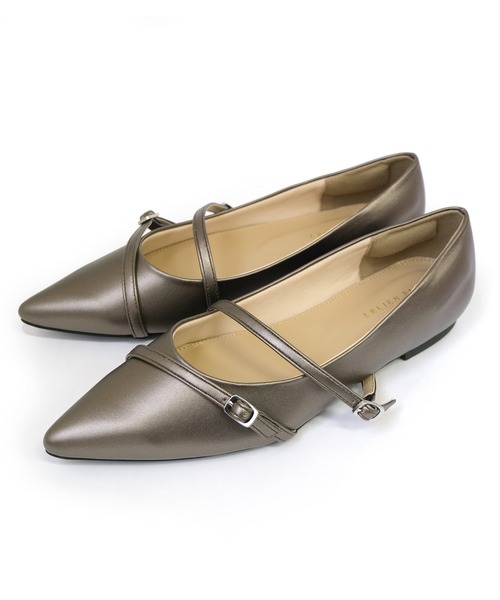 AmiAmi（アミアミ）の「メリージェーンポインテッドトゥパンプス（パンプス・レディース・ブロンズ/ブラック/グレイッシュベージュ/アイボリー・35/37/36/38/39）」の20枚目の写真