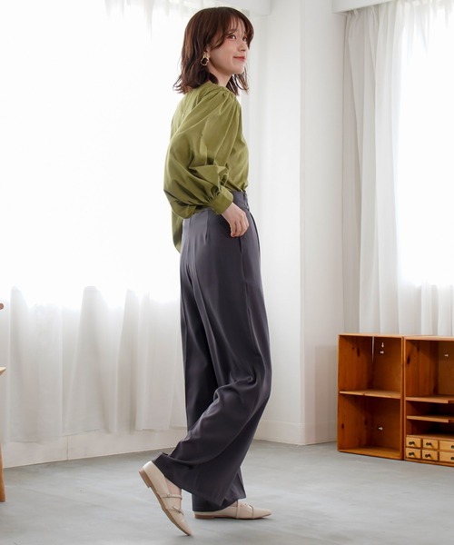 AmiAmi（アミアミ）の「メリージェーンポインテッドトゥパンプス（パンプス・レディース・ブロンズ/ブラック/グレイッシュベージュ/アイボリー・35/37/36/38/39）」の7枚目の写真