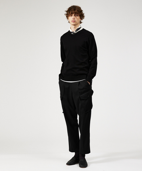 DESIGNWORKS（デザインワークス）の「モクロディ ジャージー カーゴパンツ（カーゴパンツ・メンズ・ネイビー/ブラック/モスグリーン・48/44/50/46）」の11枚目の写真