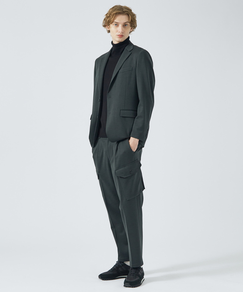 DESIGNWORKS（デザインワークス）の「モクロディ ジャージー カーゴパンツ（カーゴパンツ・メンズ・ネイビー/ブラック/モスグリーン・48/44/50/46）」の19枚目の写真