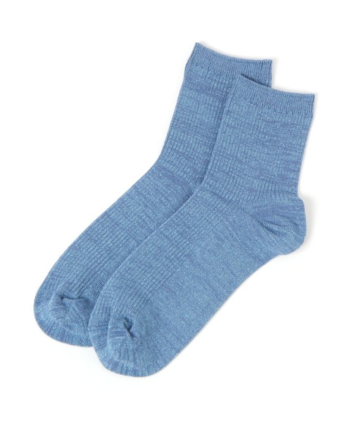 LAKOLE（ラコレ）の「リブラメクルーソックス / 970283（ソックス/靴下・レディース・ライトグレー/ライトグリーン/ブラック/サンドグレー/ホワイト/イエロー/チャコール/ブラウン/グリーン/スカイブルー/セージグリーン/グレー/ボルドー/ブルー/マスタード・FREE）」の12枚目の写真