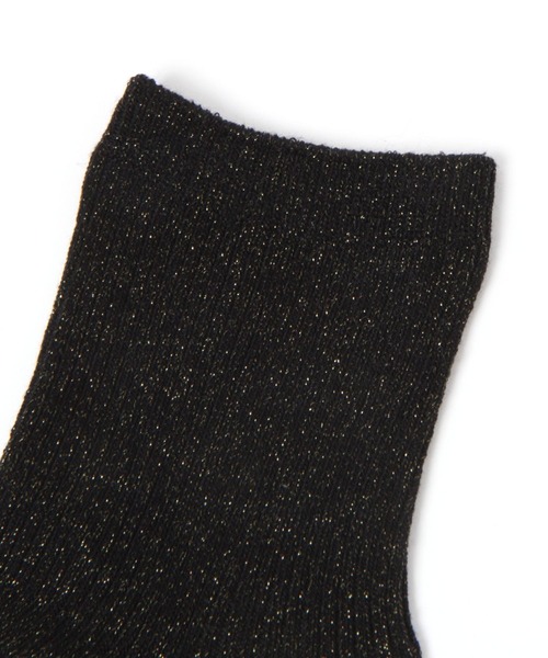 LAKOLE（ラコレ）の「リブラメクルーソックス / 970283（ソックス/靴下・レディース・ライトグレー/ライトグリーン/ブラック/サンドグレー/ホワイト/イエロー/チャコール/ブラウン/グリーン/スカイブルー/セージグリーン/グレー/ボルドー/ブルー/マスタード・FREE）」の16枚目の写真