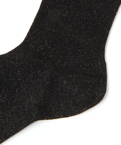 LAKOLE（ラコレ）の「リブラメクルーソックス / 970283（ソックス/靴下・レディース・ライトグレー/ライトグリーン/ブラック/サンドグレー/ホワイト/イエロー/チャコール/ブラウン/グリーン/スカイブルー/セージグリーン/グレー/ボルドー/ブルー/マスタード・FREE）」の17枚目の写真