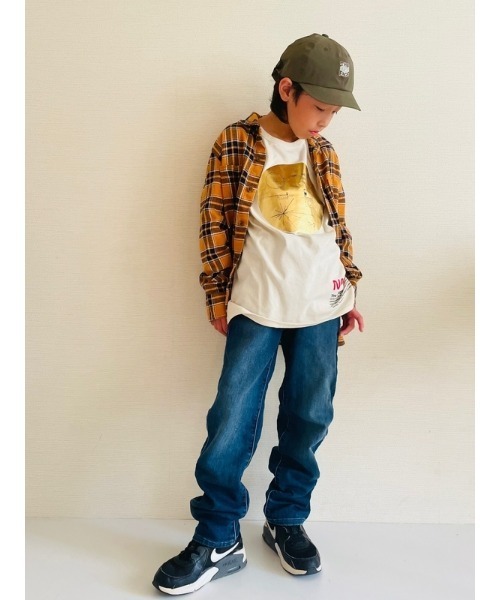 GAP（ギャップ）の「ウォッシュウェル デニム ジョガーパンツ (キッズ)（デニムパンツ・キッズ・インディゴブルー・S/M/XL/L/XXL/XS）」の12枚目の写真