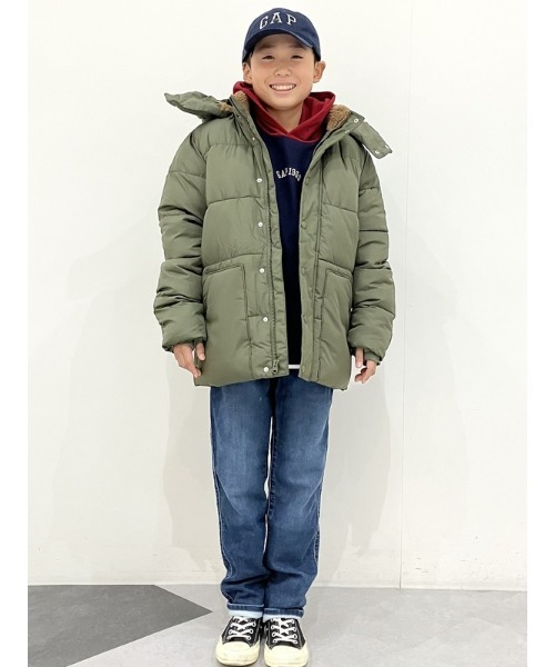 GAP（ギャップ）の「ウォッシュウェル デニム ジョガーパンツ (キッズ)（デニムパンツ・キッズ・インディゴブルー・S/M/XL/L/XXL/XS）」の11枚目の写真