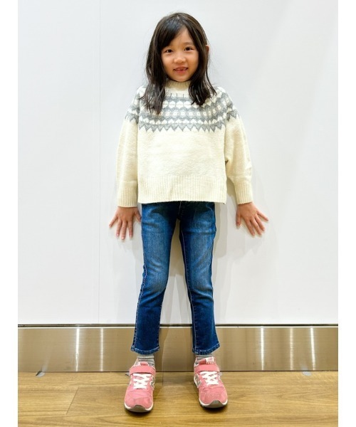 GAP（ギャップ）の「ウォッシュウェル デニム ジョガーパンツ (キッズ)（デニムパンツ・キッズ・インディゴブルー・S/M/XL/L/XXL/XS）」の10枚目の写真